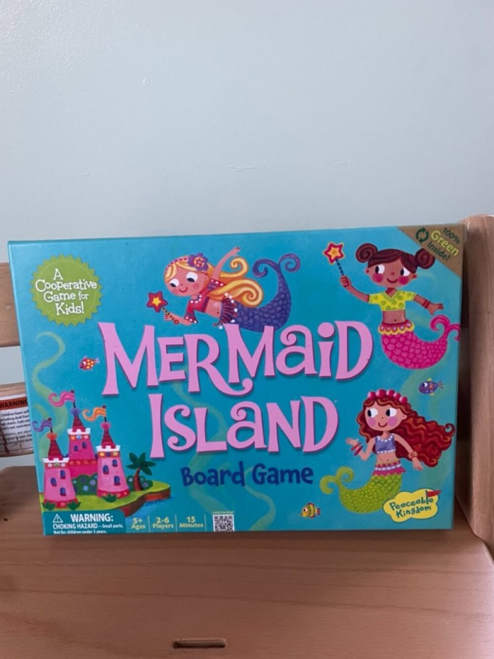 Mermaid Island by Peaceable Kingdom - Cooperative Board Game - Age 5+